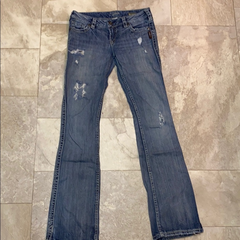 Silver jeans - long